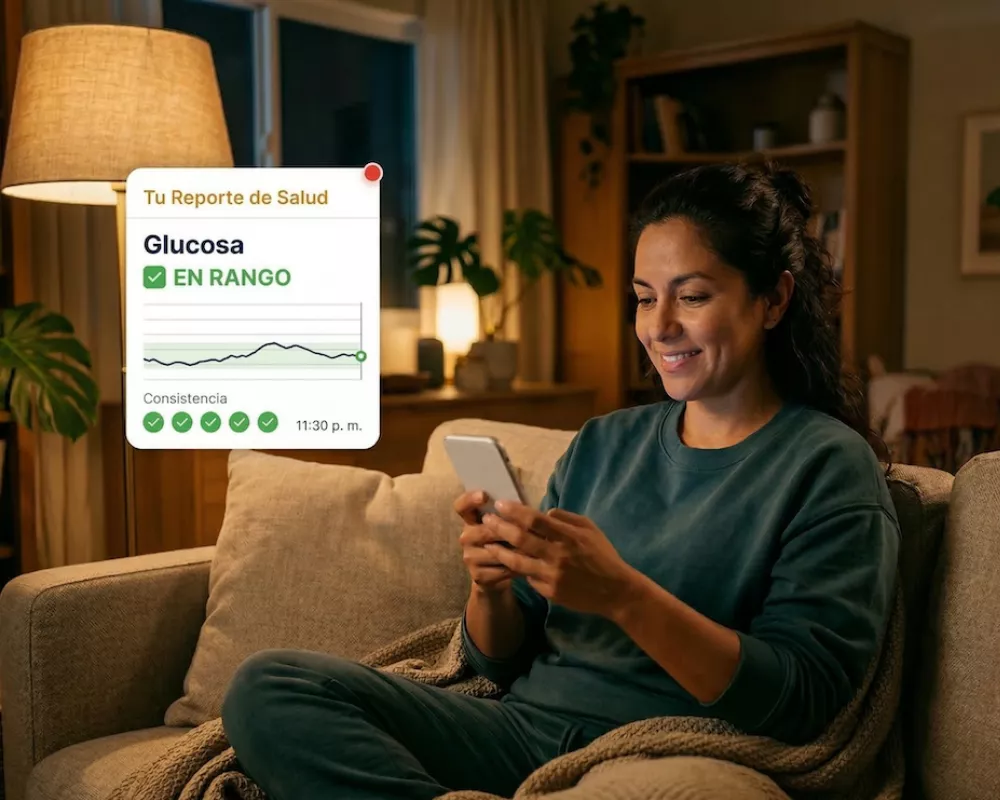 Seguimiento continuo por app y WhatsApp